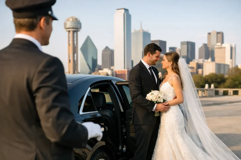 Dallas Wedding Chauffeur Service for a Calm Day